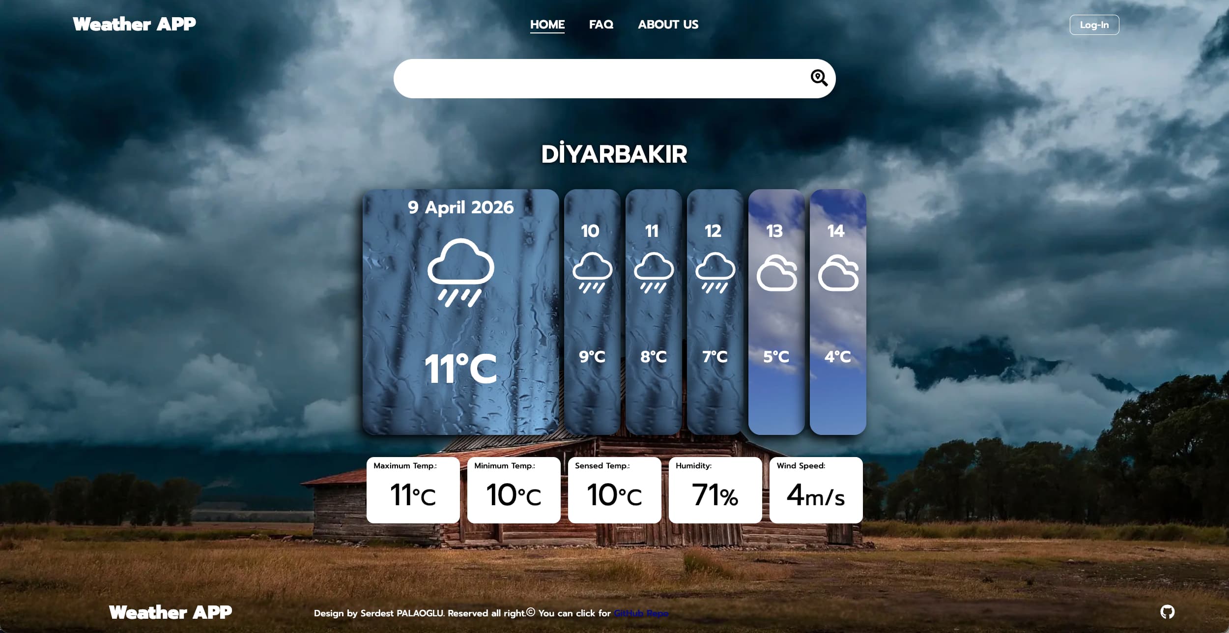 Anlık Hava Durumu Uygulaması